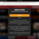 African Casting Checkout Page