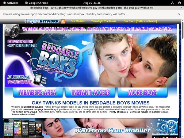 Get Free Beddable Boys Account